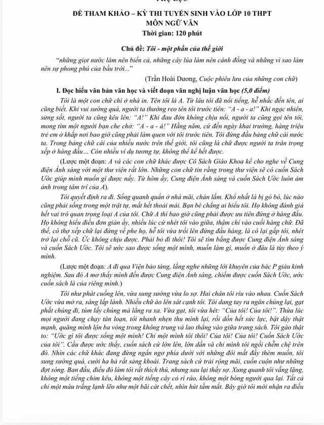 Cấu trúc đề 3 môn thi lớp 10 TP.HCM năm 2026, xem tại đây - Ảnh 2.