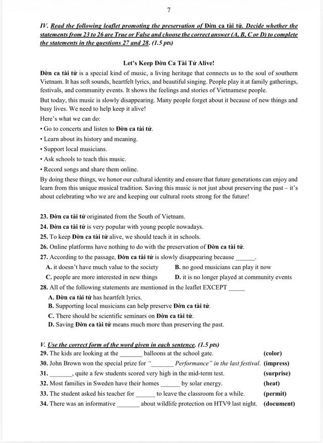 Cấu trúc đề 3 môn thi lớp 10 TP.HCM năm 2026, xem tại đây - Ảnh 8.
