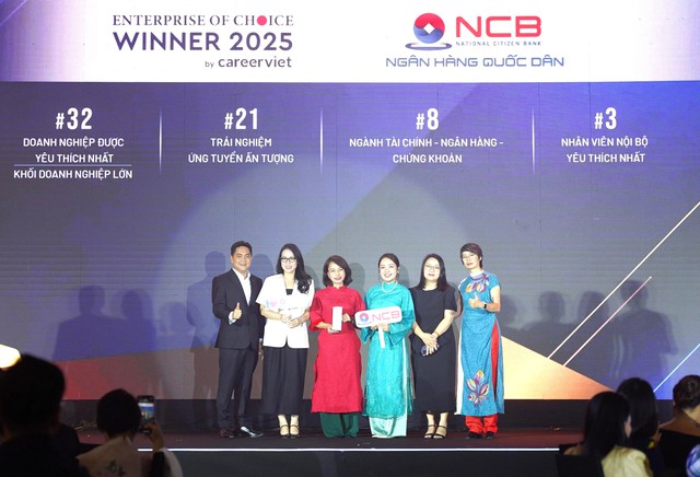 NCB được vinh danh Top &lsquo;Doanh nghiệp được y&ecirc;u th&iacute;ch 2025&rsquo; - Ảnh 1.
