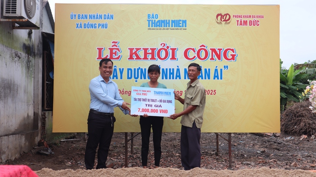 Báo Thanh Niên khởi công 2 căn "Nhà nhân ái" tại tỉnh Đồng Nai - Ảnh 3.