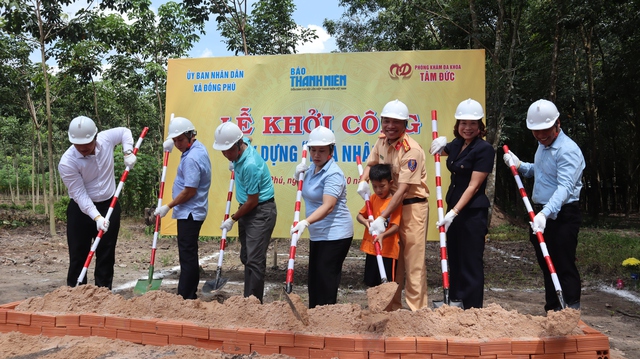 Báo Thanh Niên khởi công 2 căn "Nhà nhân ái" tại tỉnh Đồng Nai - Ảnh 11.