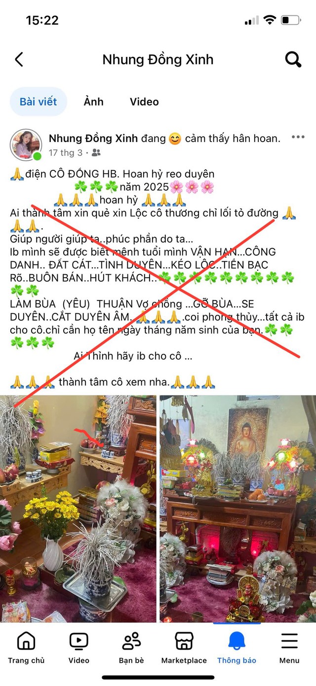 'Cô đồng Nhung xinh' bị khởi tố vì lừa đảo xem bói, cắt duyên- Ảnh 2. 'Cô đồng Nhung xinh' bị khởi tố vì lừa đảo xem bói, cắt duyên- Ảnh 2.