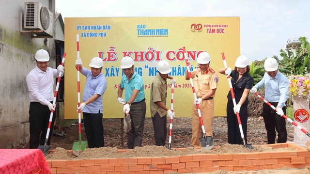 Báo Thanh Niên khởi công 2 căn nhà nhân ái tại Đồng Nai - Ảnh 1.