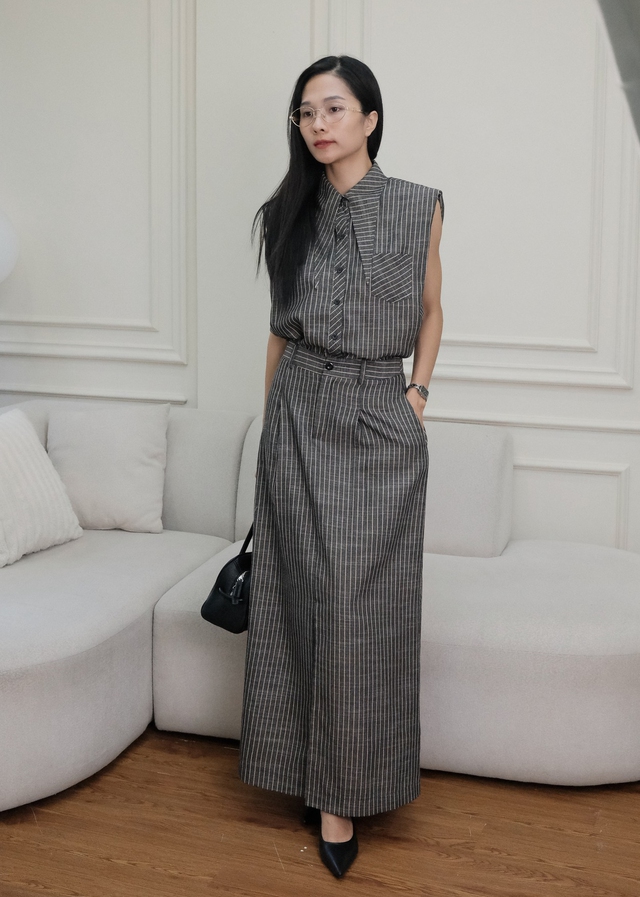 Bí ý tưởng phối đồ, diện ngay cặp đôi áo và chân váy- Ảnh 2.