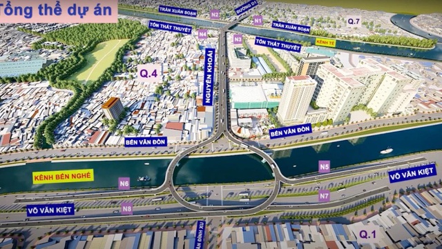 TP.HCM thông tin tiến độ giải phóng mặt bằng cầu đường Nguyễn Khoái - Ảnh 2.