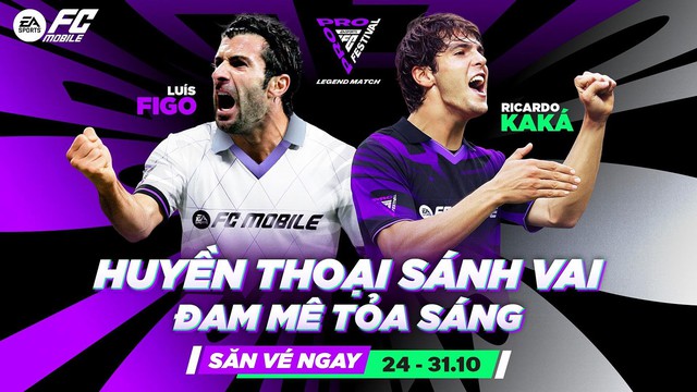 Huyền thoại Kaka, Luis Figo góp mặt tại đại tiệc FC Pro Festival 2025 ở Việt Nam- Ảnh 1. Huyền thoại Kaka, Luis Figo góp mặt tại đại tiệc FC Pro Festival 2025 ở Việt Nam- Ảnh 1.
