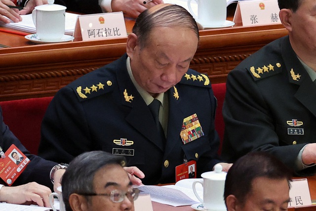 Trung Quốc bổ nhiệm tân Phó chủ tịch quân ủy trung ương Trương Thăng Dân - Ảnh 1. Trung Quốc bổ nhiệm tân Phó chủ tịch quân ủy trung ương Trương Thăng Dân - Ảnh 1.