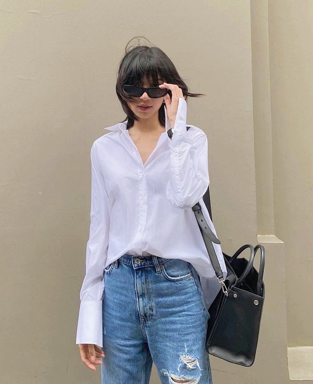 Mặc đẹp cho mọi dáng người với quần jeans cạp trễ- Ảnh 3.