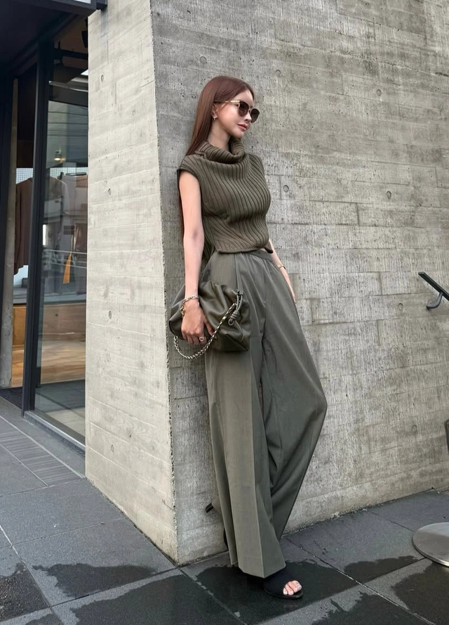 Quần tây ống rộng, khí chất hiện đại mặc đi làm đi chơi đều đẹp- Ảnh 5.