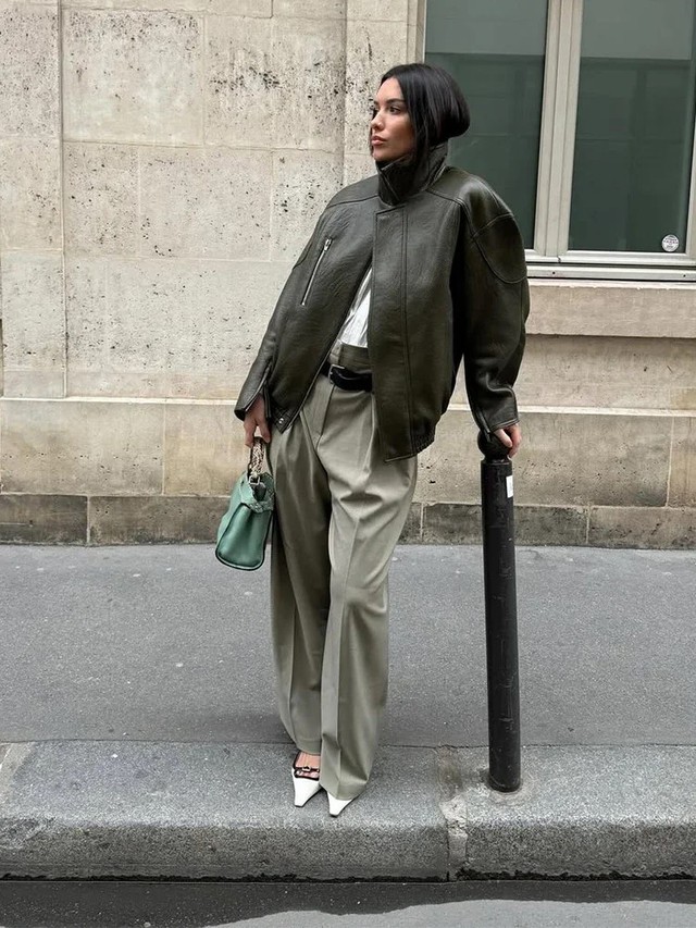 Áo khoác blouson gây bất ngờ với cách phối mới lạ thu hút- Ảnh 4.