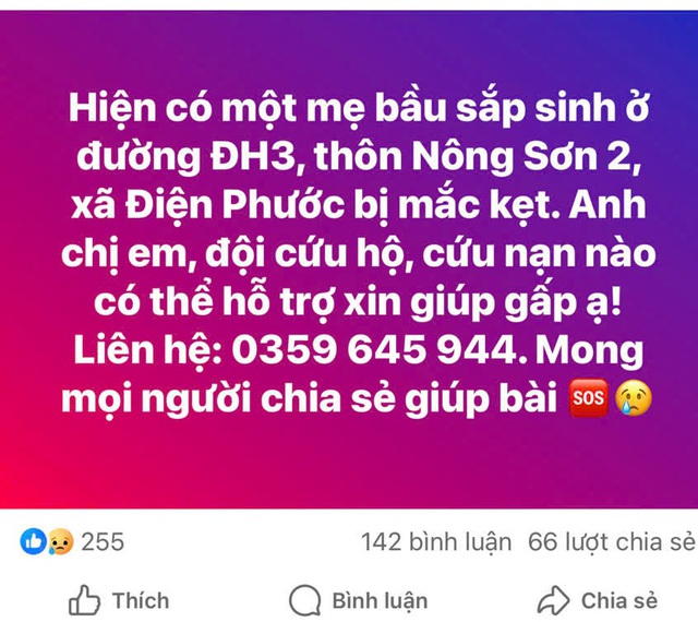 Nhiều người dân lên mạng cầu cứu khi Đà Nẵng đối diện mưa lũ 'lịch sử' - Ảnh 1.
