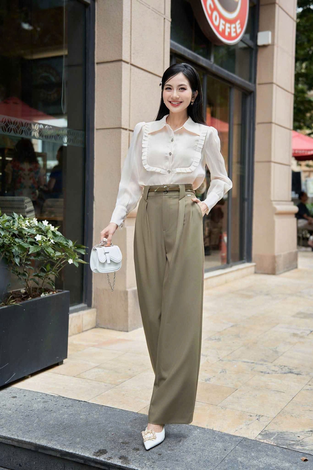 Tôn dáng hoàn hảo và che khuyết điểm với những chiếc quần suông  - Ảnh 3.