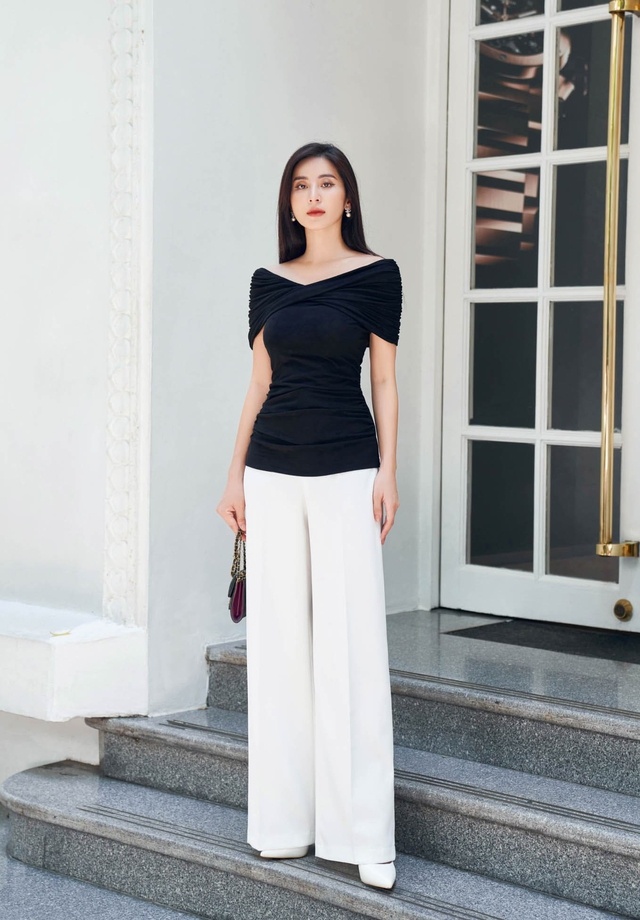 Tôn dáng hoàn hảo và che khuyết điểm với những chiếc quần suông  - Ảnh 4.