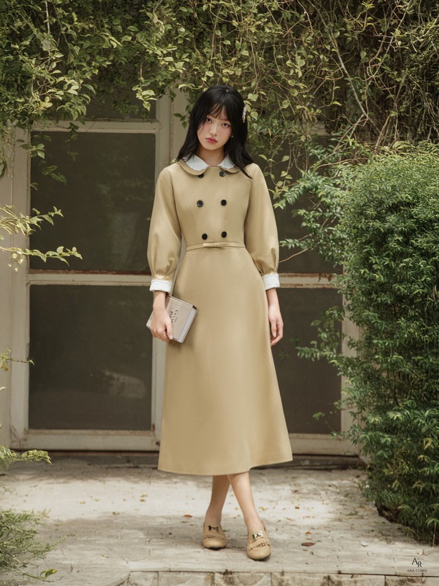 Khai mở nét thanh lịch, quyến rũ đầy ấn tượng cùng váy midi mùa thu(.) - Ảnh 6.