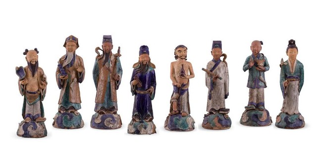 Gốm Sài Gòn xưa kể chuyện: 8 vị tiên bất tử- Ảnh 2. Gốm Sài Gòn xưa kể chuyện: 8 vị tiên bất tử- Ảnh 2.