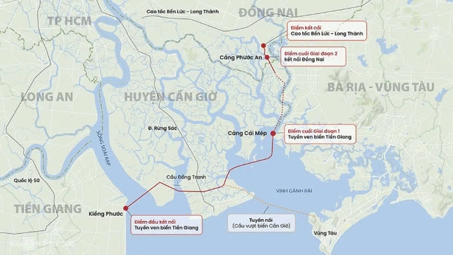 Verbindung von Can Gio und Vung Tau zu einem neuen Küstenkorridor – Foto 1.