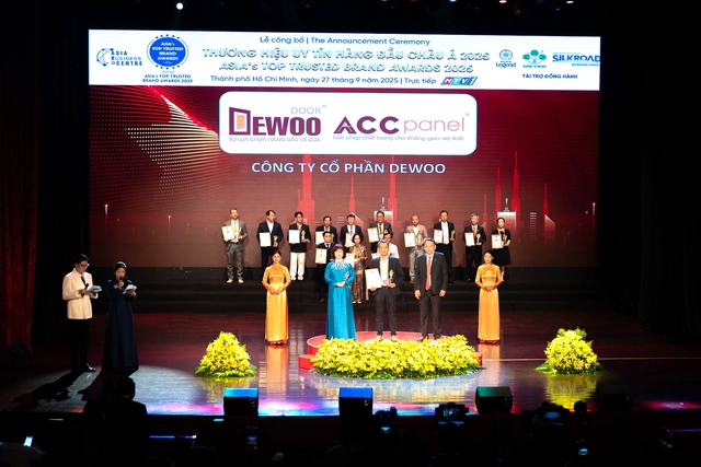 DEWOO Group được vinh danh Top 100 Thươ…