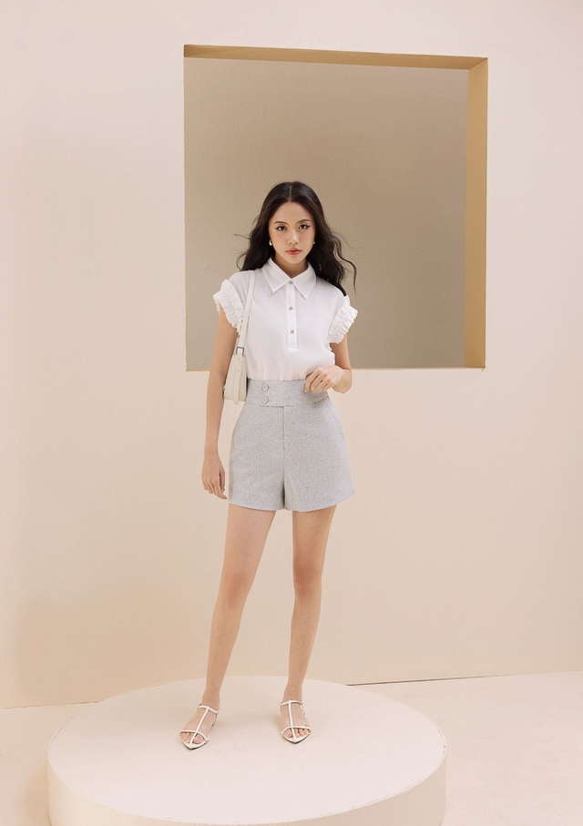 Sức hút khó cưỡng từ áo bèo nhún cho cô nàng thị thành Sức hút khó cưỡng từ áo bèo nhún cho cô nàng thị thành- Ảnh 3.