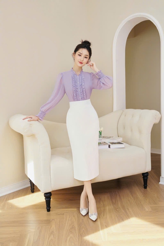 Sức hút khó cưỡng từ áo bèo nhún cho cô nàng thị thành Sức hút khó cưỡng từ áo bèo nhún cho cô nàng thị thành- Ảnh 8.