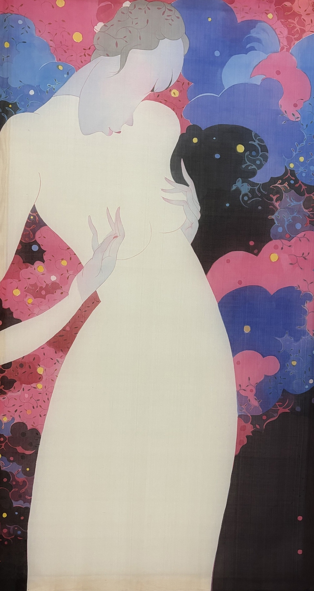 Bùi Tiến Tuấn biến hóa với lụa- Ảnh 2. Bùi Tiến Tuấn biến hóa với lụa- Ảnh 2.