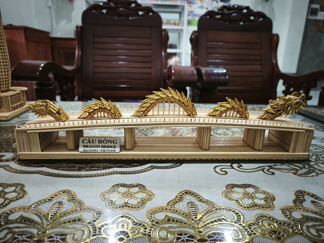 Đẹp ngỡ ngàng mô hình bằng tăm tre- Ảnh 1. Đẹp ngỡ ngàng mô hình bằng tăm tre- Ảnh 1.