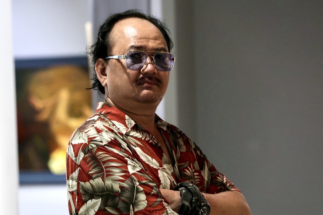 Họa sĩ Hoàng Võ và Đức Giang 'đối thoại' bằng cảm xúc và chiêm nghiệm- Ảnh 4. Họa sĩ Hoàng Võ và Đức Giang 'đối thoại' bằng cảm xúc và chiêm nghiệm- Ảnh 4.