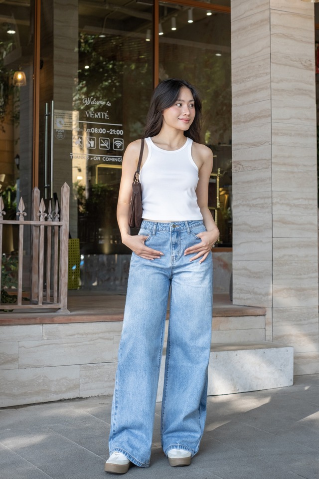 Sành điệu xuống phố, đi làm với các kiểu quần jeans năng động - Ảnh 3.
