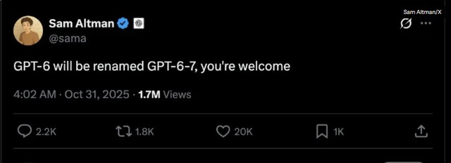 

CEO Sam Altman ám chỉ tên phiên bản ChatGPT tiếp theo?  