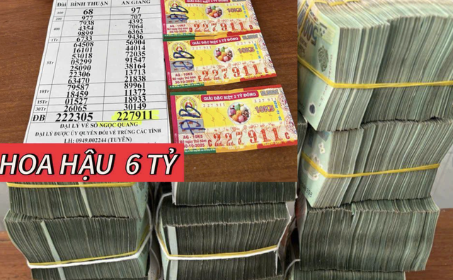 Trúng độc đắc xổ số miền Nam, người phụ nữ... bỏ 6 tỉ vào balo mang về - Ảnh 1.