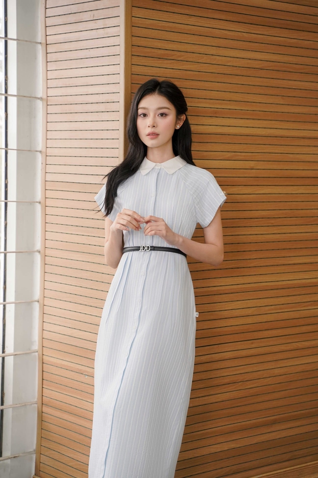 Biến hóa thành quý cô hiện đại với đầm sơ mi- Ảnh 4.