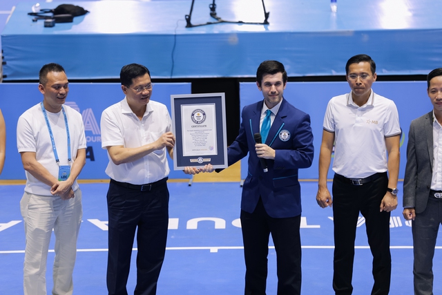 Giải pickleball quốc tế PPA Tour Asia Vietnam Cup lập kỷ lục Guinness thế giới- Ảnh 2. Giải pickleball quốc tế PPA Tour Asia Vietnam Cup lập kỷ lục Guinness thế giới- Ảnh 2.