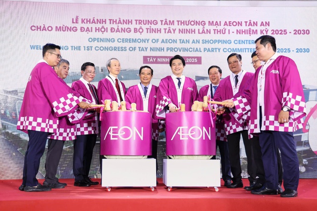 Tập đo&agrave;n AEON kh&aacute;nh th&agrave;nh trung t&acirc;m thương mại thứ 8 tại Việt Nam- Ảnh 1.