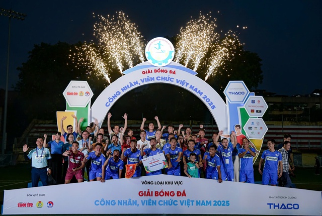 C&ocirc;ng đo&agrave;n CAND v&ocirc; địch giải b&oacute;ng đ&aacute; C&ocirc;ng nh&acirc;n, vi&ecirc;n chức khu vực ph&iacute;a bắc

- Ảnh 6.