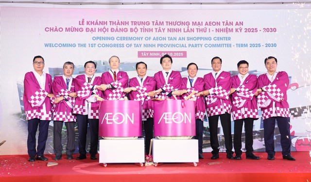 Trung tâm thương mại AEON Tân An chính thức khánh thành  - Ảnh 1.