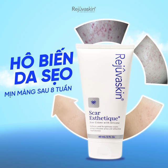 Hướng dẫn sử dụng kem mờ thâm mụn Rejuvaskin Scar Esthetique đúng chuẩn cho da trắng sáng - Ảnh 1.