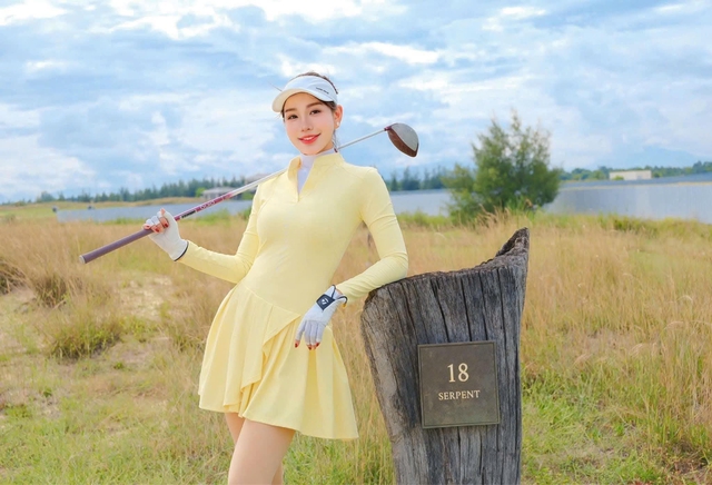 Á hoàng golf Hải Anh khoe concept truyền thống đón Trung thu - Ảnh 5.