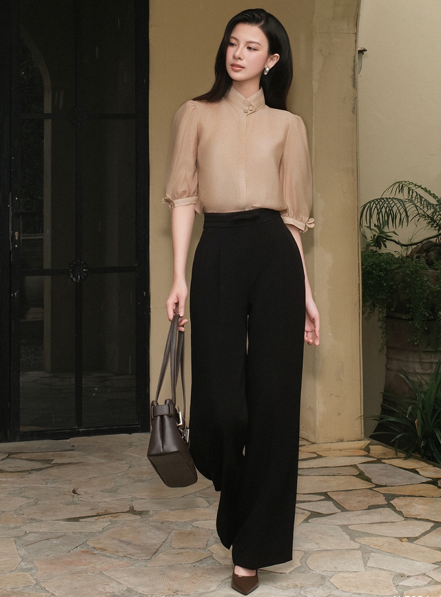 Đẹp cả tuần chỉ với ba gam màu trắng, đen, beige- Ảnh 9.