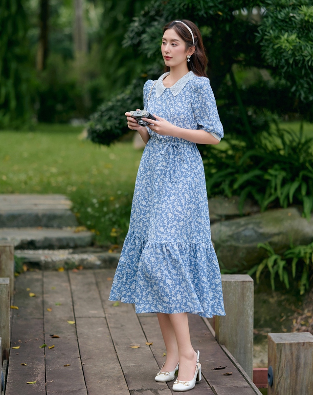 Váy sơ mi họa tiết, đơn sắc là bạn đồng hành hoàn hảo nhất mùa- Ảnh 4.