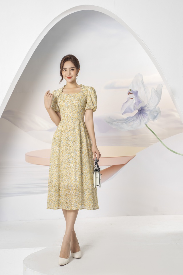Đầm hoa là bản hòa ca của sự nữ tính và lãng mạn - Ảnh 2.