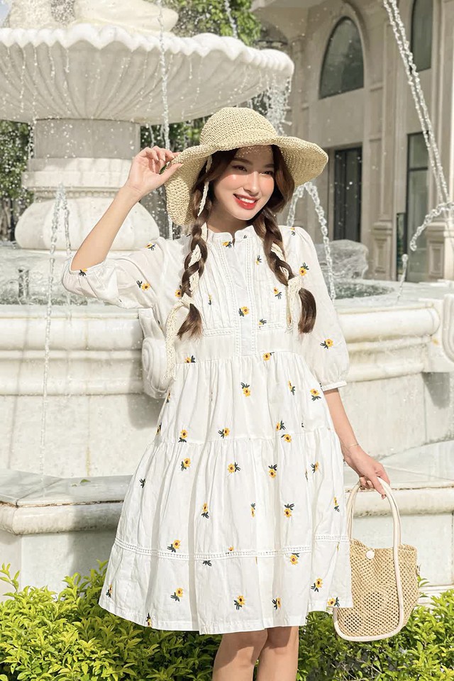 Đầm hoa là bản hòa ca của sự nữ tính và lãng mạn - Ảnh 4.
