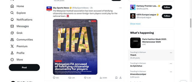 L'Equipe và Sky Sports bất ngờ lên tiếng vụ nhập tịch lậu: Bóng đá Malaysia hoảng loạn- Ảnh 2. L'Equipe và Sky Sports bất ngờ lên tiếng vụ nhập tịch lậu: Bóng đá Malaysia hoảng loạn- Ảnh 2.