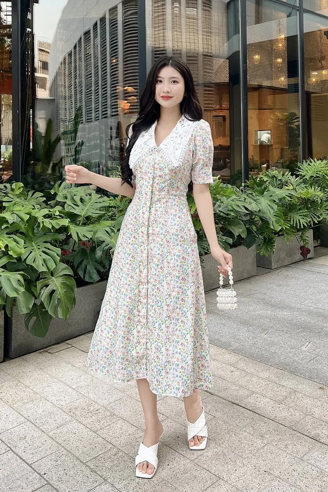 Đầm hoa là bản hòa ca của sự nữ tính và lãng mạn - Ảnh 6.