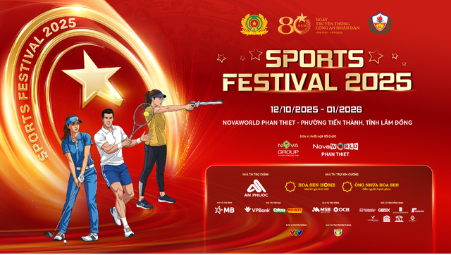 Sports Festival giai đoạn 2: B&ugrave;ng nổ với Tennis, Golf, Bắn s&uacute;ng hơi tại NovaWorld Phan Thiet- Ảnh 1.
