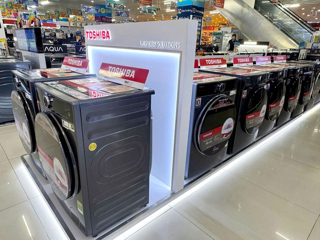 Máy giặt Toshiba tăng trưởng kỷ lục, dẫn đầu doanh số tháng 9 tại Điện máy Xanh- Ảnh 1. Máy giặt Toshiba tăng trưởng kỷ lục, dẫn đầu doanh số tháng 9 tại Điện máy Xanh- Ảnh 1.