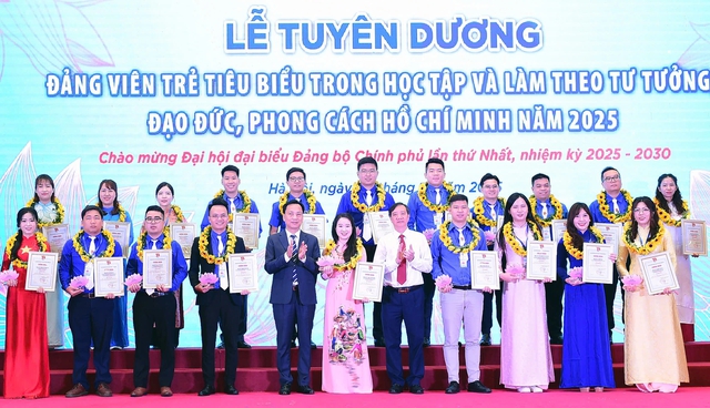 Đoàn Thanh niên Chính phủ tuyên dương 95 đảng viên trẻ tiêu biểu - Ảnh 2.