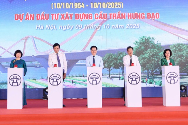 Hà Nội xây cầu Trần Hưng Đạo vượt sông Hồng - Ảnh 1.