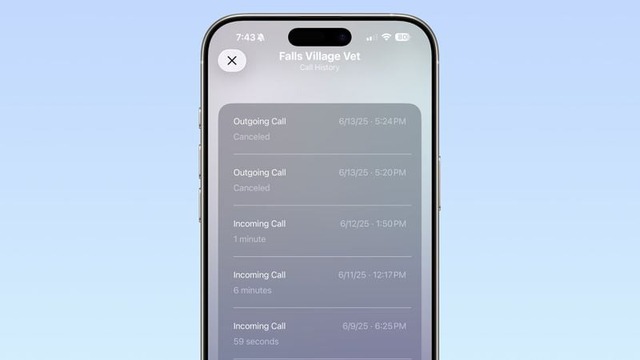 iOS 26 cho lật lại lịch sử cuộc gọi hàng năm trời chỉ với vài thao tác - Ảnh 1.
