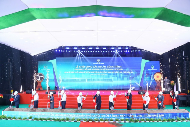Hà Nội khởi công tuyến metro Nam Thăng Long - Trần Hưng Đạo hơn 35.600 tỉ - Ảnh 1.