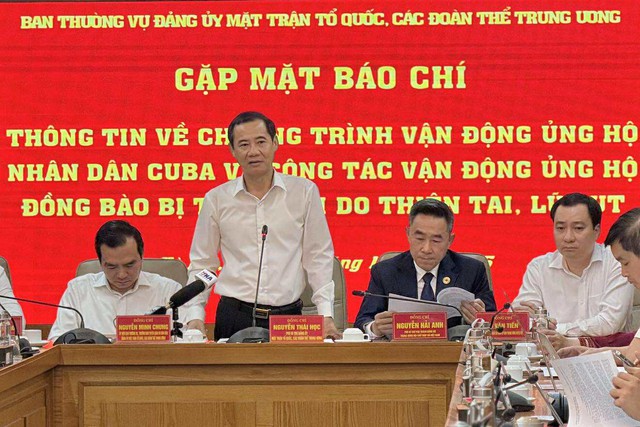 Hơn 500 tỉ đồng quyên góp, ủng hộ nhân dân Cuba- Ảnh 1.