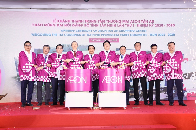 AEON Việt Nam chính thức khai trương trung tâm thương mại mới tại Tây Ninh - Ảnh 2.